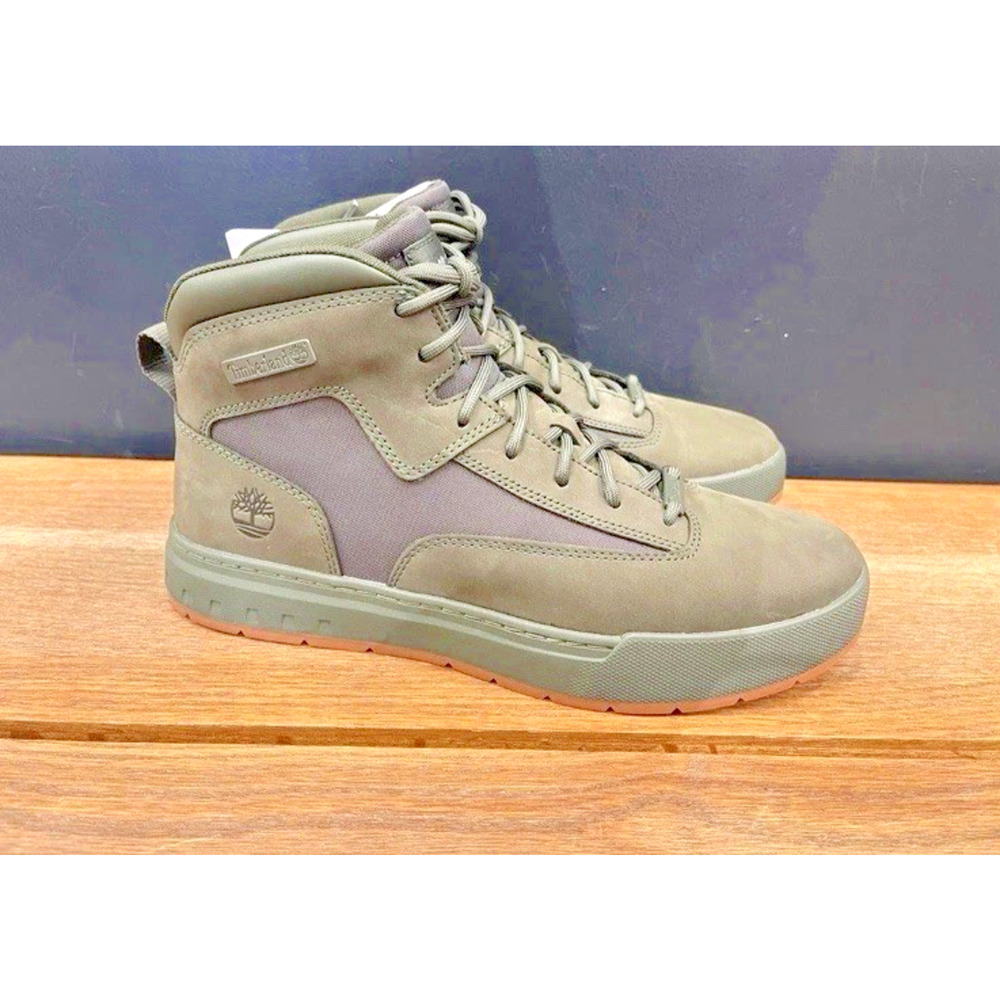 NEW TIMBERLAND MEN'S 9.5 MAPLE GROVE CHUKKA GRAPE LEAF NUBUCK A28PR